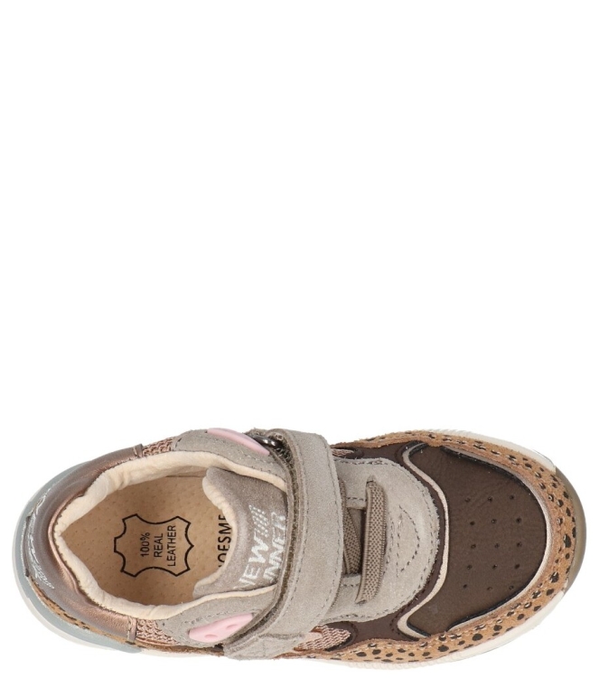 Shoesme Shoesme sneaker <span>ST24W008-D</span> Bronze Black Dots Shoesme sneaker <span>ST24W008-D</span> ST24W008-D brons - www.bremmerschoenen.live - Bremmer Schoenen