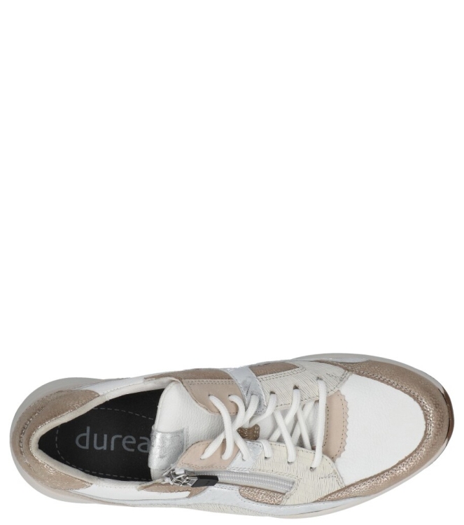 Durea Durea sneaker <span>6318 605 2077</span> 2077 TAUPE/WIT/ZILVER/IVOOR Durea sneaker <span>6318 605 2077</span> 6318 605 2077 beige - www.bremmerschoenen.live - Bremmer Schoenen