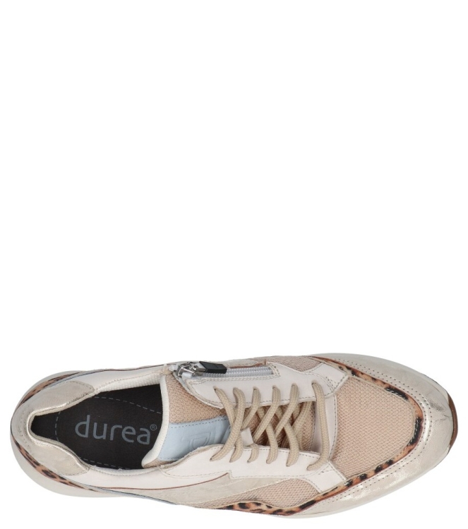 Durea Durea sneaker <span>6308 605 1971</span> 1971 PLATIN/BRUIN/BEIGE/OFFWHITE Durea sneaker <span>6308 605 1971</span> 6308 605 1971 beige - www.bremmerschoenen.live - Bremmer Schoenen
