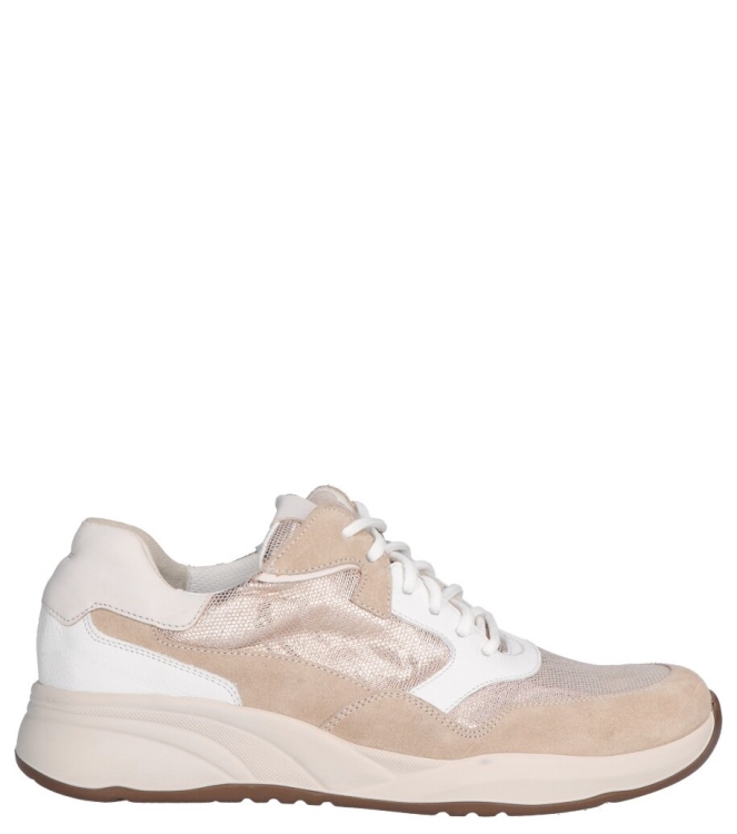 Durea Durea sneaker <span>6317 605 2066</span> 2066 L.TAUPE/PLATIN/WIT Durea sneaker <span>6317 605 2066</span> 6317 605 2066 beige - www.bremmerschoenen.live - Bremmer Schoenen