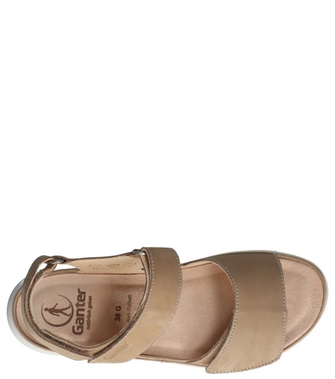 Ganter Ganter sandaal <span>200612 2100 Gianna</span> 2100 lighttoffee Ganter sandaal <span>200612 2100 Gianna</span> 200612 2100 Gianna beige - www.bremmerschoenen.live - Bremmer Schoenen