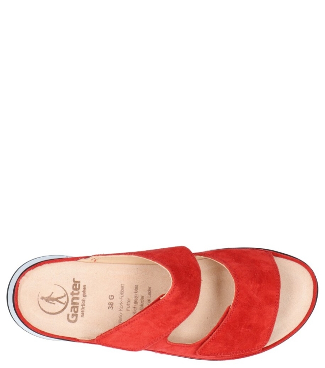 Ganter slipper <span>200652 4100 Gianna</span> 200652 4100 Gianna rood - www.bremmerschoenen.live - Bremmer Schoenen
