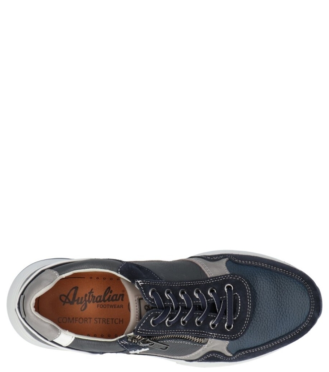 Australian sneaker <span>15.1682.02 S02 Connery K blue</span> 15.1682.02 S02 Connery K blue blauw - www.bremmerschoenen.live - Bremmer Schoenen