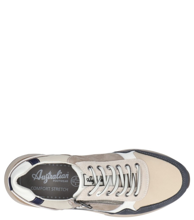 Australian sneaker <span>15.1682.03 L68 Connery K taupe</span> 15.1682.03 L68 Connery K taupe beige - www.bremmerschoenen.live - Bremmer Schoenen