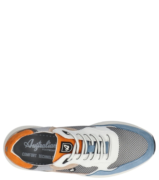 Australian Australian sneaker <span>15.1717.01 SLG Cadiz H blue</span> SLG blue beige orange Australian sneaker <span>15.1717.01 SLG Cadiz H blue</span> 15.1717.01 SLG Cadiz H blue blauw - www.bremmerschoenen.live - Bremmer Schoenen
