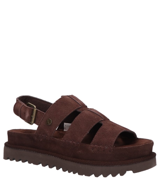 Warmbat sandaal <span>36WNL311065-61 Wenlock</span> 36WNL311065-61 Wenlock bruin - www.bremmerschoenen.live - Bremmer Schoenen
