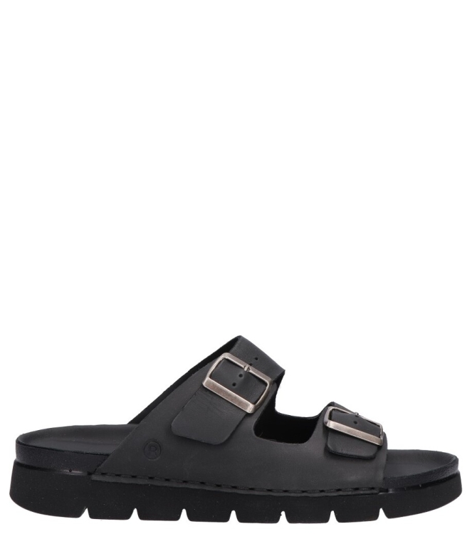 Rohde slipper <span>6703 90</span> 6703 90 zwart - www.bremmerschoenen.live - Bremmer Schoenen