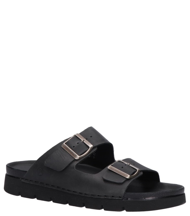 Rohde slipper <span>6703 90</span> 6703 90 zwart - www.bremmerschoenen.live - Bremmer Schoenen