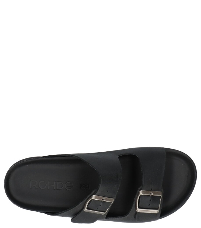 Rohde slipper <span>6703 90</span> 6703 90 zwart - www.bremmerschoenen.live - Bremmer Schoenen
