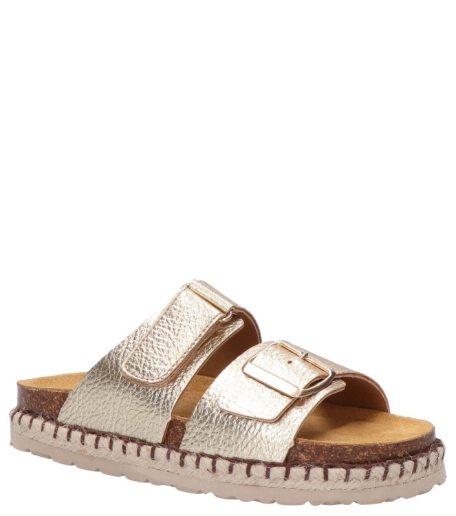 Red Rag slipper <span>18050 351</span> 18050 351 goud - www.bremmerschoenen.live - Bremmer Schoenen