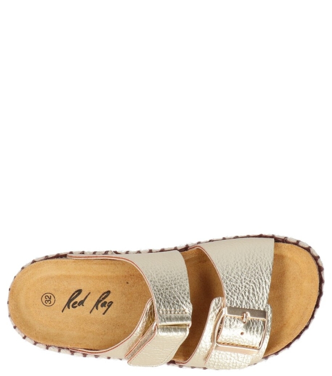 Red Rag slipper <span>18050 351</span> 18050 351 goud - www.bremmerschoenen.live - Bremmer Schoenen
