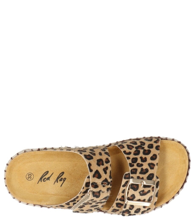 Red-Rag Red Rag slipper <span>18050 059</span> 059 Leopard Fantasy Red Rag slipper <span>18050 059</span> 18050 059 cognac - www.bremmerschoenen.live - Bremmer Schoenen