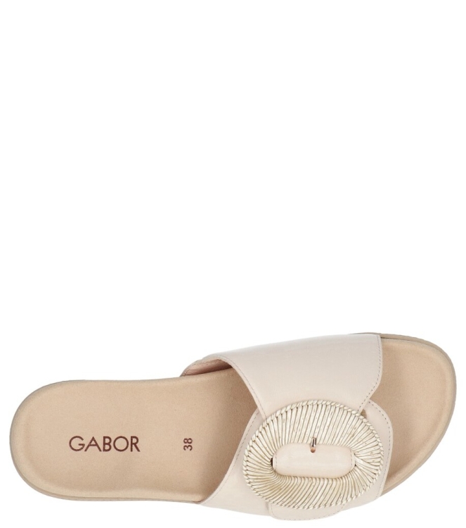 Gabor Gabor slipper <span>83.742.22</span> 22 panna Gabor slipper <span>83.742.22</span> 83.742.22 beige - www.bremmerschoenen.live - Bremmer Schoenen