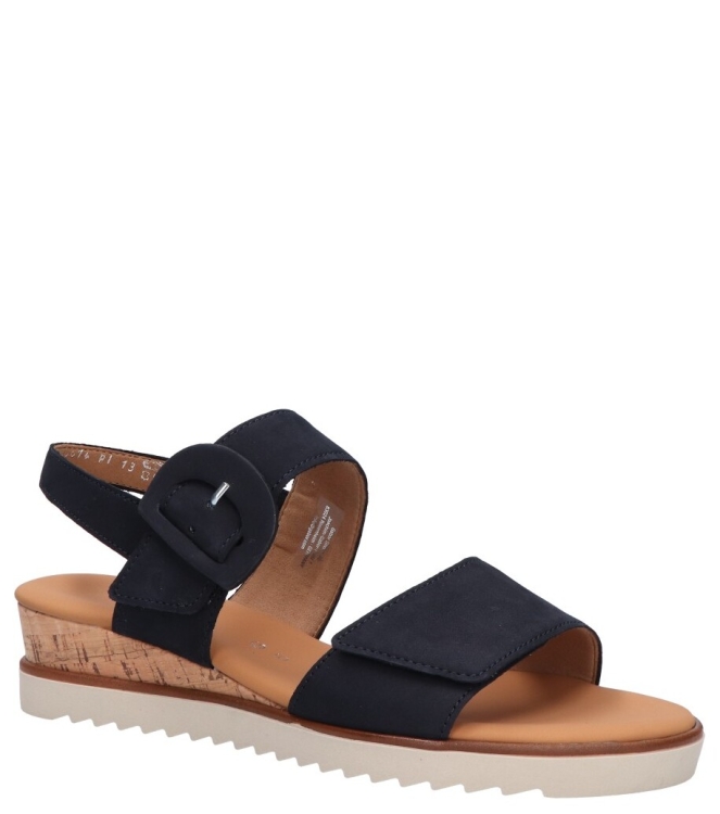 Gabor Gabor sandaal <span>82.752.36</span> 36 blue (Kork) Gabor sandaal <span>82.752.36</span> 82.752.36 blauw - www.bremmerschoenen.live - Bremmer Schoenen