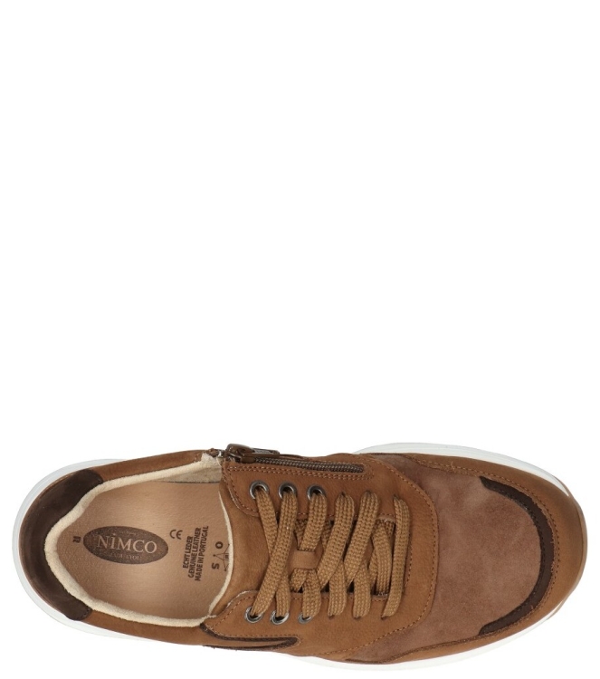 Nimco Nimco sneaker <span>70213.2 370 7700 Brave Lace KX</span> 370 Cognac Combi Nimco sneaker <span>70213.2 370 7700 Brave Lace KX</span> 70213.2 370 7700 Brave Lace KX cognac - www.bremmerschoenen.live - Bremmer Schoenen