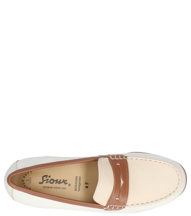 Sioux Sioux instapper <span>41903 Rosikena 700 F</span> calce ivory cognac Sioux instapper <span>41903 Rosikena 700 F</span> 41903 Rosikena 700 F beige - www.bremmerschoenen.live - Bremmer Schoenen