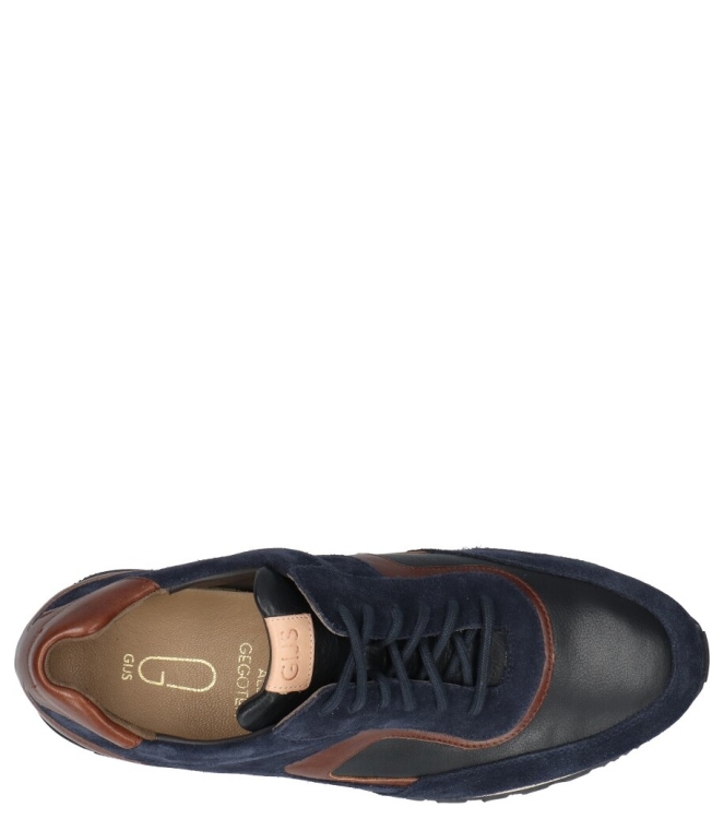 Gijs Gijs sneaker <span>2138 904 2175</span> 2175 MARINE/CUOIO/NATUREL Gijs sneaker <span>2138 904 2175</span> 2138 904 2175 blauw - www.bremmerschoenen.live - Bremmer Schoenen