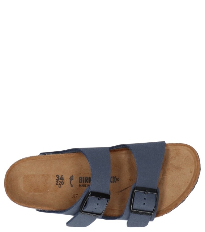 Birkenstock slipper <span>552903 Arizona Kids</span> 552903 Arizona Kids blauw - www.bremmerschoenen.live - Bremmer Schoenen