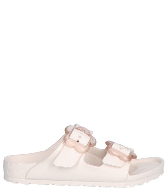 Birkenstock slipper <span>1031291 Arizona Flower EVA</span> 1031291 Arizona Flower EVA wit - www.bremmerschoenen.live - Bremmer Schoenen