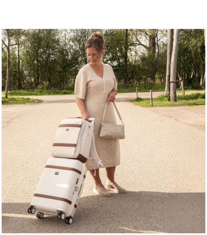 Samsonite trolley <span>154688 1451 Image Spinner 55</span> 154688 1451 Image Spinner 55 beige - www.bremmerschoenen.live - Bremmer Schoenen