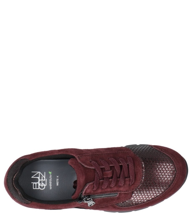 Waldlaufer sneaker <span>626K02 608 020 K-Ramona</span> 626K02 608 020 K-Ramona bordeaux - www.bremmerschoenen.live - Bremmer Schoenen