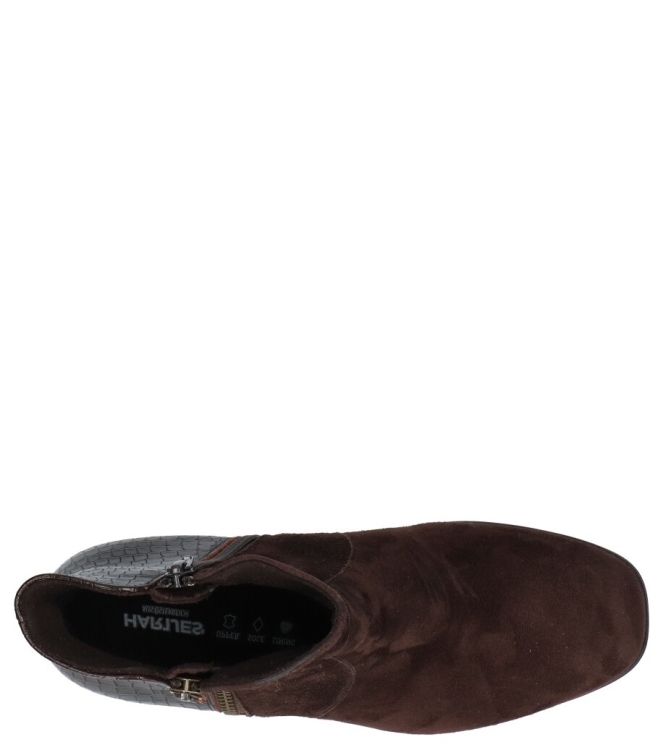 Hartjes Enkellaars <span>172.1902 77/77 Blues</span> 172.1902 77/77 Blues bruin - www.bremmerschoenen.live - Bremmer Schoenen