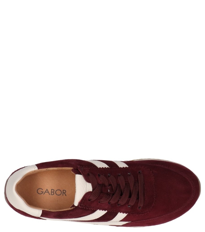 Gabor Gabor sneaker <span>6032.01.004</span> 004 mulberry/creme Gabor sneaker <span>6032.01.004</span> 6032.01.004 bordeaux - www.bremmerschoenen.live - Bremmer Schoenen