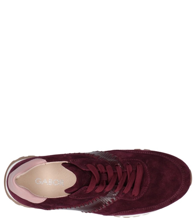 Gabor Gabor sneaker <span>6029.02.005</span> 005 mulberry/rosewood Gabor sneaker <span>6029.02.005</span> 6029.02.005 bordeaux - www.bremmerschoenen.live - Bremmer Schoenen