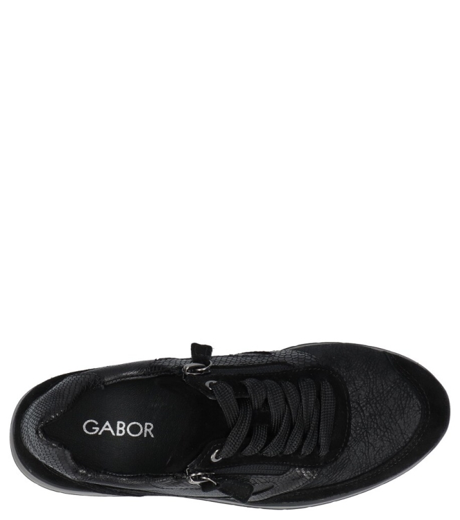 Gabor Gabor sneaker <span>6020.02.001</span> 001 black Gabor sneaker <span>6020.02.001</span> 6020.02.001 zwart - www.bremmerschoenen.live - Bremmer Schoenen