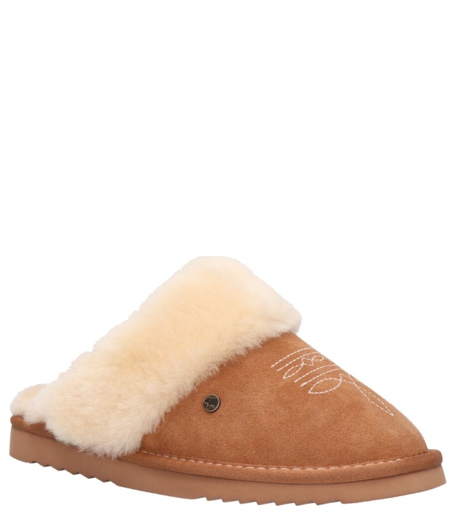 Warmbat pantoffel <span>Junee Women JNE321625 cognac</span> Junee Women JNE321625 cognac cognac - www.bremmerschoenen.live - Bremmer Schoenen