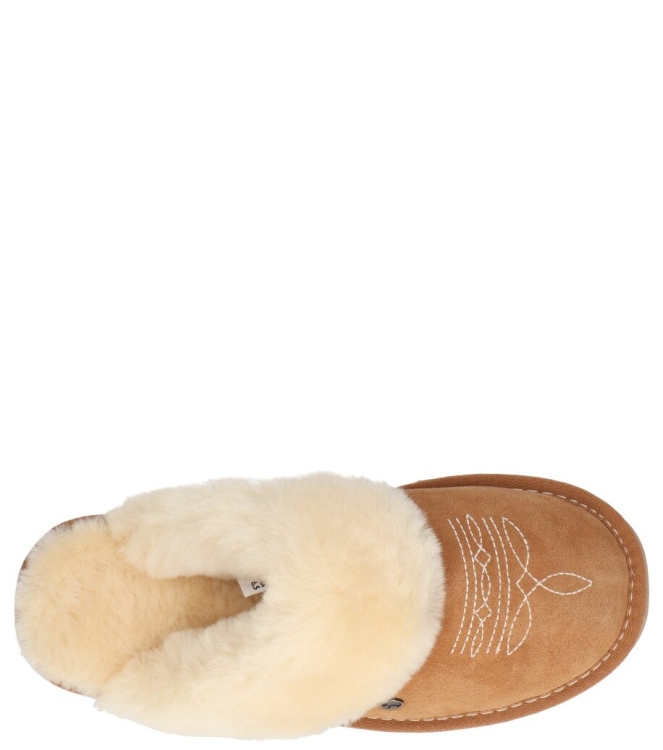 Warmbat pantoffel <span>Junee Women JNE321625 cognac</span> Junee Women JNE321625 cognac cognac - www.bremmerschoenen.live - Bremmer Schoenen