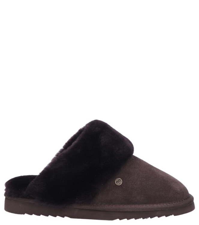 Warmbat pantoffel <span>Flurry Women FLS321065 Choco</span> Flurry Women FLS321065 Choco bruin - www.bremmerschoenen.live - Bremmer Schoenen
