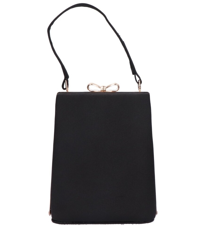 Bulaggi Bulaggi clutch <span>261180-10 Bow frame bag</span> Zwart Bulaggi clutch <span>261180-10 Bow frame bag</span> 261180-10 Bow frame bag zwart - www.bremmerschoenen.live - Bremmer Schoenen