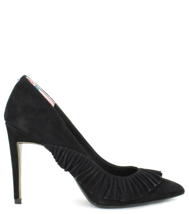 Ted Baker Ted Baker pump <span>Ruche.918710</span> black suede Ted Baker pump <span>Ruche.918710</span> Ruche.918710 zwart - www.bremmerschoenen.live - Bremmer Schoenen