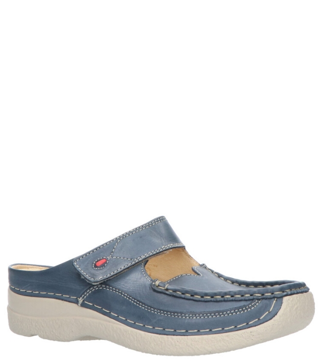 Wolky WOLKY <span>6227 Roll-slipper 387 blue summer Etna lea</span> WOLKY <span>6227 Roll-slipper 387 blue summer Etna lea</span> 6227 Roll-slipper 387 blue summer Etna lea blauw - www.bremmerschoenen.live - Bremmer Schoenen