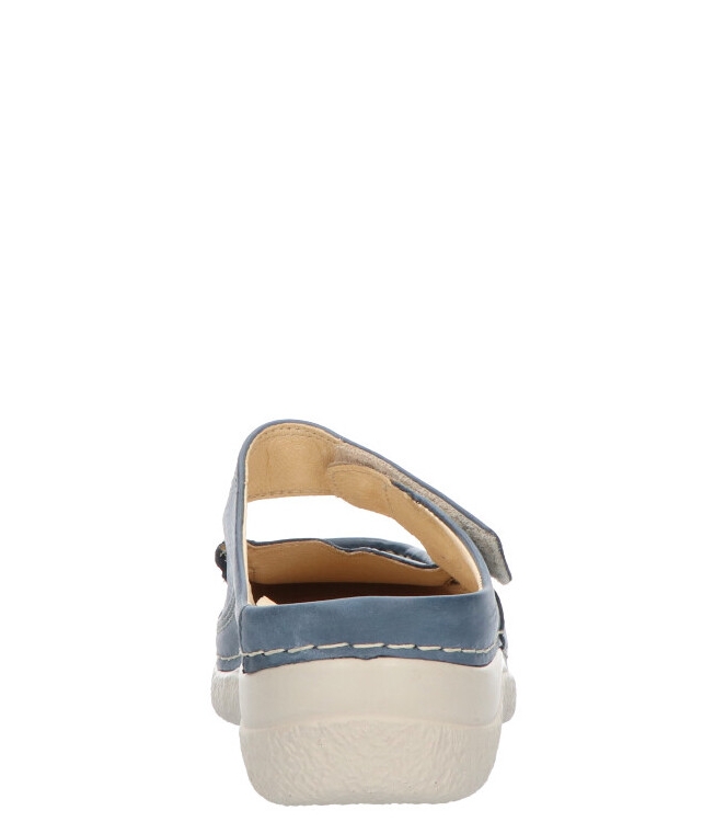 Wolky WOLKY <span>6227 Roll-slipper 387 blue summer Etna lea</span> WOLKY <span>6227 Roll-slipper 387 blue summer Etna lea</span> 6227 Roll-slipper 387 blue summer Etna lea blauw - www.bremmerschoenen.live - Bremmer Schoenen