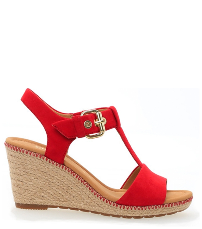 Gabor Gabor Sandaal <span>22.824.48</span> rubin (Jute/Naht) 48 Gabor Sandaal <span>22.824.48</span> 22.824.48 rood - www.bremmerschoenen.live - Bremmer Schoenen