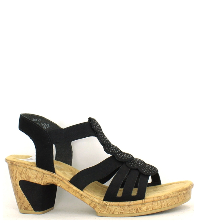RIEKER SANDAAL <span>69702 00</span> 69702 00 zwart - www.bremmerschoenen.live - Bremmer Schoenen