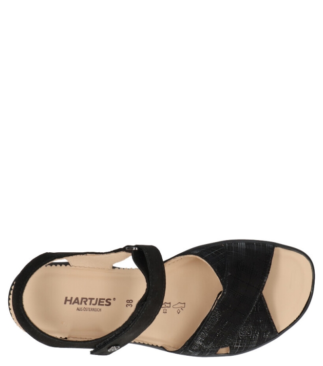 Hartjes sandaal <span>19932 1/1</span> 19932 1/1 zwart - www.bremmerschoenen.live - Bremmer Schoenen