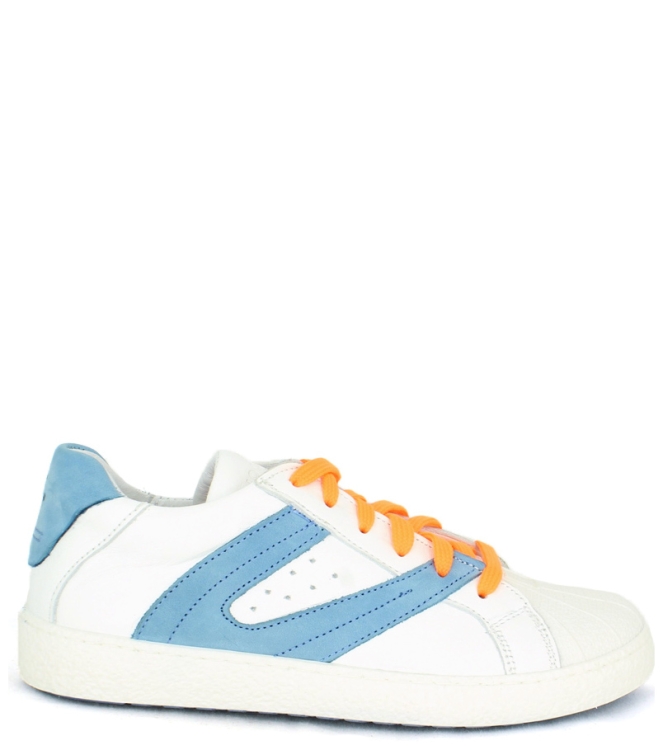 Jochie Freaks Sneaker <span>184061109</span> White Light Blue Freaks Sneaker <span>184061109</span> 184061109 wit - www.bremmerschoenen.live - Bremmer Schoenen