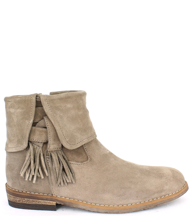 CLIC KORTE LAARS <span>9007.BASKET (SUEDE)</span> 9007.BASKET (SUEDE) beige - www.bremmerschoenen.live - Bremmer Schoenen