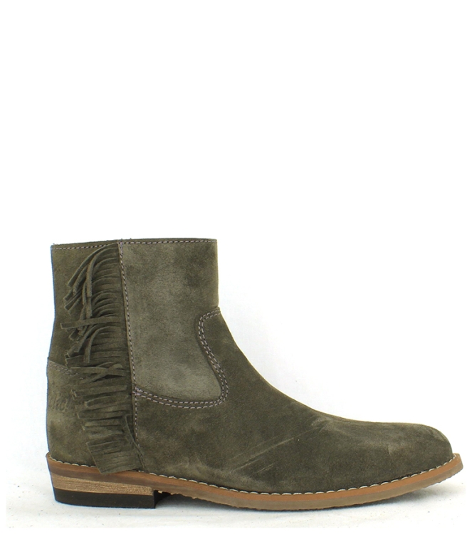 CLIC! KORTE LAARS <span>CL-9239-SUEDE</span> CL-9239-SUEDE grijs - www.bremmerschoenen.live - Bremmer Schoenen