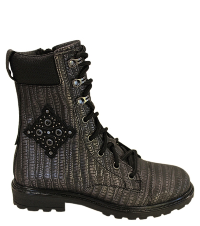 Twins Twins Veterboot <span>319675 989</span> Black Twins Veterboot <span>319675 989</span> 319675 989 grijs - www.bremmerschoenen.live - Bremmer Schoenen