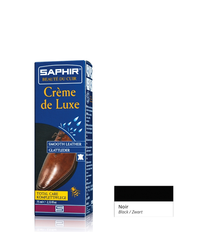 Onderhoudsmiddel Saphir luxe schoencreme <span>Creme de luxe 01</span> NOIR Saphir luxe schoencreme <span>Creme de luxe 01</span> Creme de luxe 01 zwart - www.bremmerschoenen.live - Bremmer Schoenen