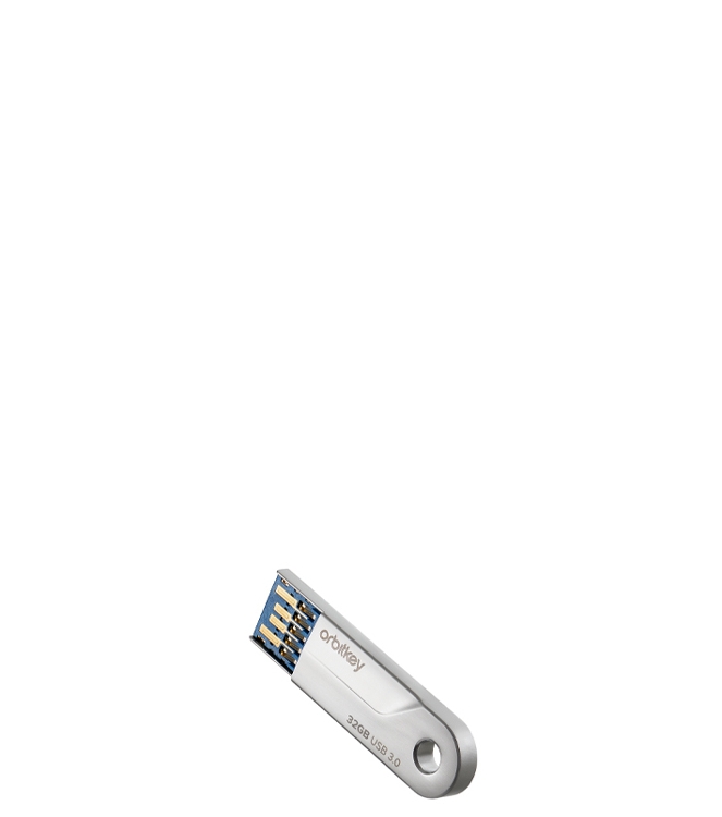 Orbitkey Orbitkey USB 32GB <span>ADDO-2-32GB</span> Orbitkey USB 32GB <span>ADDO-2-32GB</span> ADDO-2-32GB zilver - www.bremmerschoenen.live - Bremmer Schoenen
