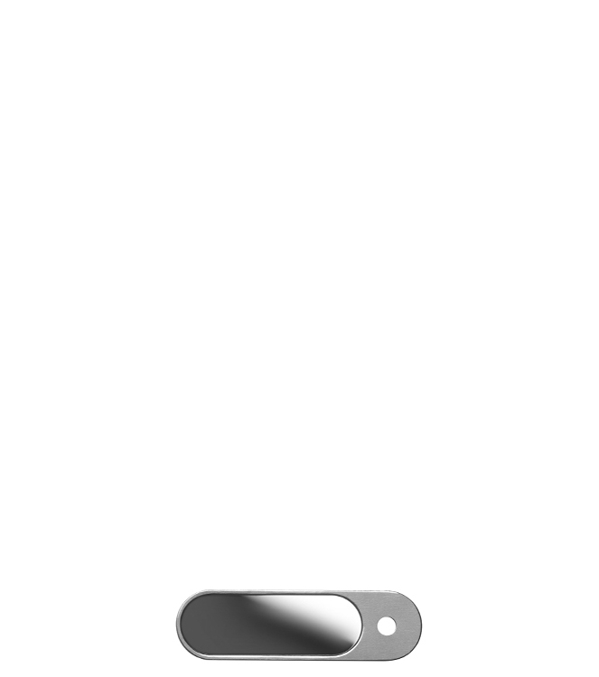 Orbitkey nail file &amp; mirror <span>ADDO-1-NFM</span> ADDO-1-NFM zilver - www.bremmerschoenen.live - Bremmer Schoenen