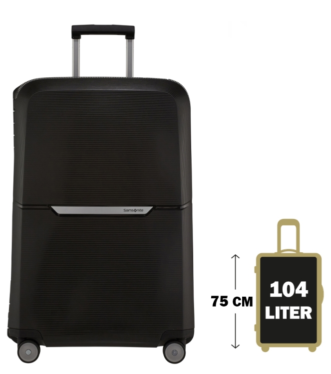 Samsonite Samsonite Koffer <span>109506 1041/CK6*09003 MAGNUM</span> Samsonite Koffer <span>109506 1041/CK6*09003 MAGNUM</span> 109506 1041/CK6*09003 MAGNUM zwart - www.bremmerschoenen.live - Bremmer Schoenen