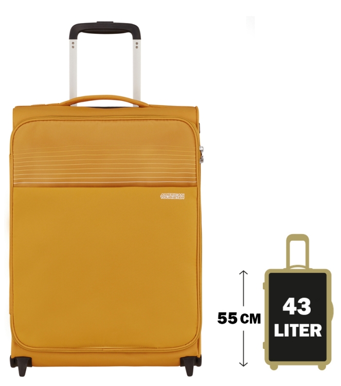 American Tourister AT trolley <span>130169 1371/94G*06001 LITE RAY</span> GOLDEN YELLOW AT trolley <span>130169 1371/94G*06001 LITE RAY</span> 130169 1371/94G*06001 LITE RAY geel - www.bremmerschoenen.live - Bremmer Schoenen